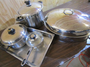 lot 482 image: Stainless Steel Cookware