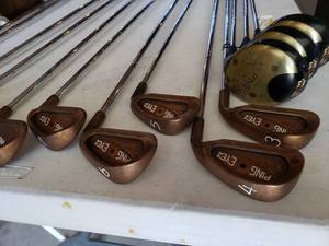 lot 43 image: Golf Clubs with Ping Copper