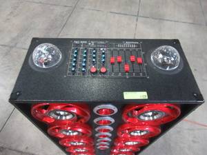 lot 205 image: Technicalpro 10,000 Watt LED 8K Speaker System TNT8000