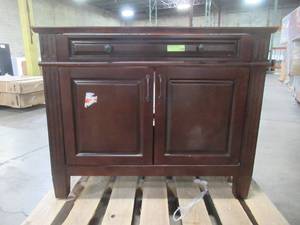 lot 310 image: Home Decorators Collection Carsen 42 in. Vanity in Chocolate BFCARSEN42