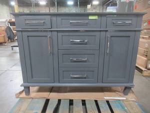 lot 319 image: Home Decorators Collection Sonoma 48 in. W x 22 in. D Vanity in Dark Charcoal Sonoma 48C