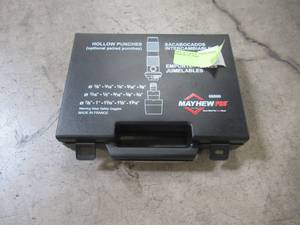 lot 807 image: Mayhew 18 in. to 1-316 in. Imperial Hollow Punch Set (16-Piece) 66000