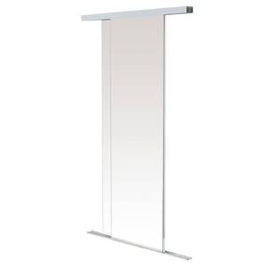 lot 124 image: Impact Plus 42 in. x 80 in. Polished Edge Backed Mirror Aluminum Frame Interior Closet Sliding Door with Chrome Trim, PES3668C.