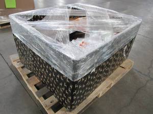 lot 109 image: WHOLESALE MIXED PALLET OF MICELLANOUS FURNACE FILTERS, WATER HEATER INSTALLATION KITS, BUILDING MATERIALS AND MORE