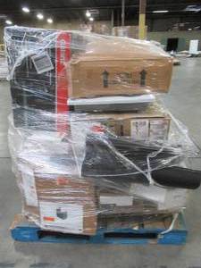 lot 112 image: WHOLESALE MIXED PALLET OF MICELLANOUS SMALL APPLIANCES, COOKTOPS, APPLIANCE PARTS AND MORE