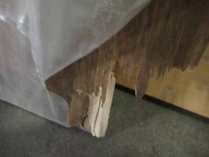 lot 611 image: Butcher Block Acacia Brown Stain 8 ft. L x 25 in. D x 1 in. T