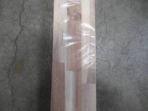lot 619 image: Butcher Block Backsplash Unfinished Acacia 98 in. L x 4 in. H x 1.5 in. T