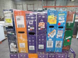 lot 51 image: UNTOUCHED Wholesale Pallet of 40 43 & 50 Smart Ultra HD TVs - $ 3,519.85 RETAIL VALUE
