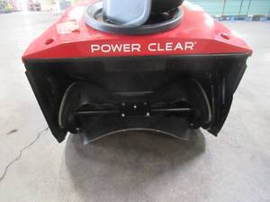 lot 6 image: Toro Power Clear 821 QZE 21 in. 252 cc Single-Stage Self Propelled Gas Snow Blower with Electric Start 38757