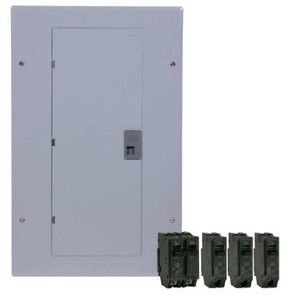 lot 612 image: GE 100 Amp 20-Space 20-Circuit Main Breaker Indoor Load Center Contractor Kit