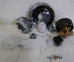 lot 608 image: American Standard Chatfield Single Control Tub & Shower Faucet with 3-Function Shower Head with 2.0 GPM - Chrome