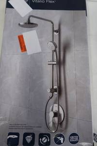 lot 606 image: Grohe Vitalio 5-spray 7 in. Dual Shower Head and Handheld Shower Head in Chrome
