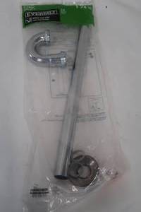lot 640 image: Everbilt 1-14 in. 24-Gauge Chrome-Plated Brass Sink Drain S-Trap