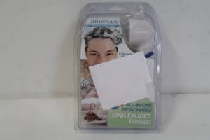 lot 655 image: Rinse Ace Sink Faucet Rinser for Detachable 3 ft. HoseSprayer