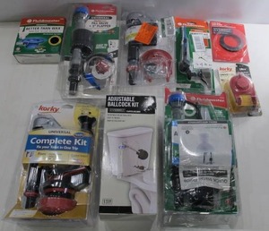 lot 914 image: Lot of Korky Fluidmaster Toilet Replacement Parts
