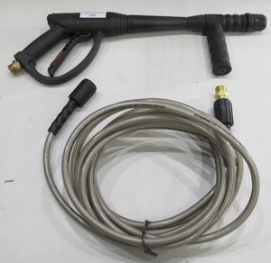 lot 948 image: DeWalt Pressure Spray Gun with PowerCare Pressure Washer Hose Combo