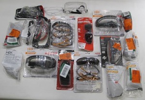 lot 967 image: Lot Of 20 Safety Glasses and Goggles - 3M Milwaukee HDX etc