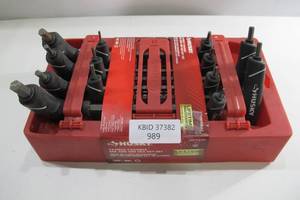 lot 989 image: Husky 13-Piece T-Handle SAE & MM Hex Key Set