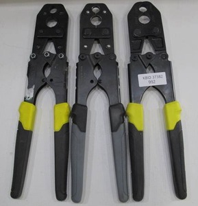lot 992 image: Lot of 3 Apollo PEX 12 & 34 In Pipe Bender Pinch Clamp Cutter Tools