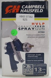lot 925 image: Campbell-Hausfeld HVLP Gravity Feed Spray Gun 30 PSI