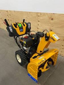 lot 26 image: CUB CADET 3X 26 in. 357 cc Three-Stage Gas Snow Blower with Electric Start and Steel Chute, Power Steering and Heated Grips
