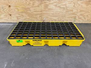 lot 34 image: EAGLE Spill Containment Pallets, Uncovered, 30 gal Spill Capacity, 5,000 lb.  Retails for $210