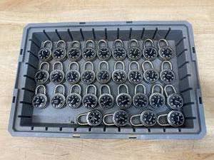 lot 39 image: MASTER LOCK Lot of 31-  Small Pad Locks (combination)
