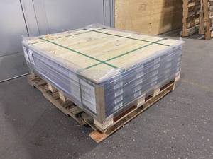 lot 3 image: SARATOGA COLLECTION Lot of 25 Boxes of- 100% Waterproof Flooring in Blonde Oak (Total of 473.25 sq. ft.)