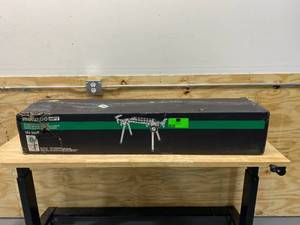 lot 14 image: METABO HPT (was Hitachi Power Tools) Steel Miter Saw Stand