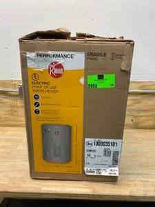 lot 70 image: RHEEM Performance 10 gal. 6-Year 2000-Watt Single Element Electric Point-Of-Use Water Heater