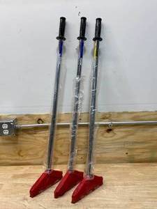 lot 71 image: QEP Lot of 3-  8 in. Wide Adjustable Razor Floor Scraper and Stripper