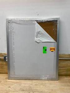 lot 93 image: Push-Pin Indoor Enclosed Bulletin Board, Cork, 36 inH x 30 inW