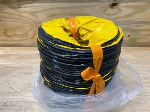 lot 99 image: AIR SYSTEMS INTERNATIONAL- 25 ft Ventilation Kit with 8 in Dia., Yellow Use With Confined Space