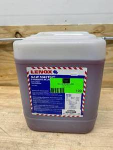 lot 100 image: LENOX Cutting Oil, Container Size 5 gal, Carboy, Amber