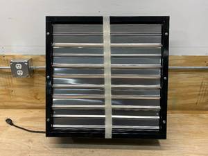 lot 101 image: CANARM 14 hp HP 20 in-Dia. 115V ACV Shutter Mount Exhaust Fan