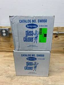 lot 116 image: SPRAYWAY Lot of 2 Cases of-  Glass Cleaner - 19oz (12 Per Case)