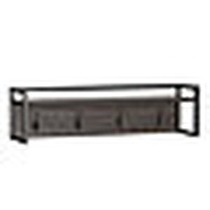 lot 116 image: RiverRidge Home Products Afton 4-Hook Metal Frame Wall Shelf