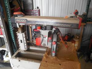lot 5 image: Rigid radial arm saw