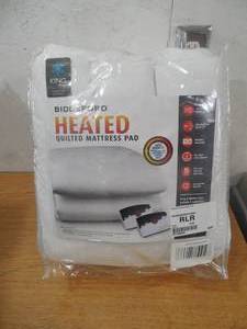 lot 46 image: Biddeford Quilted Electric Heated Mattress Pad - King