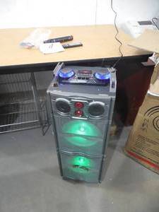 lot 49 image: beFree Sound Bluetooth 10 Double Subwoofer Portable Party Speaker