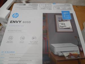lot 77 image: HP ENVY 6055 Wi-Fi All-in-One Inkjet Printer