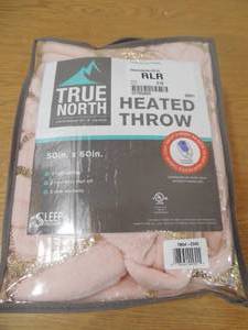 lot 103 image: True North by Sleep Philosophy Khloe Metallic Heated Throw