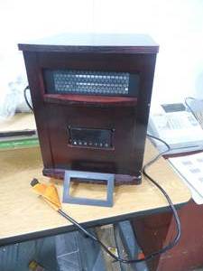 lot 107 image: Lifesmart 6 Element Infrared Heater - Espresso