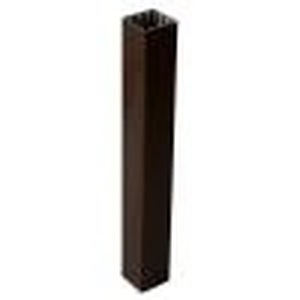 lot 45 image: (4) HavenView CountrySide 5 in. x 5 in. x 108 in. Simply Brown Capped Composite Beveled Post Sleeve