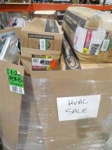 lot 6 image: WHOLESALE PALLET LOT OF HVAC SUPPLIES