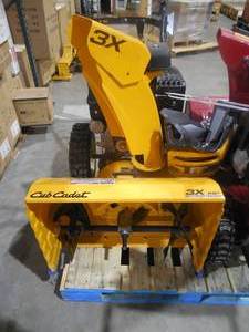 lot 15 image: 3X 26 in. 357 cc Three-Stage Gas Snow Blower with Electric Start and Steel Chute, Power Steering and Heated Grips by Cub Cadet
