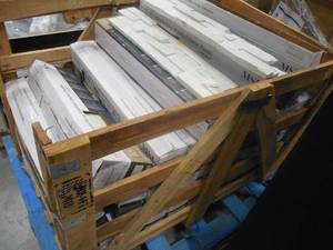 lot 63 image: Malibu Gold 6x24 Ledger Panel 120 SQUARE FEET