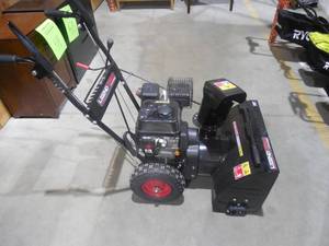 lot 82 image: 22 in. Two-Stage Gas Snow Blower with Recoil Start by Legend Force