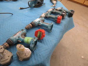 lot 38 image: Makita Cordless Tools and Batteries