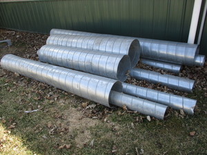lot 49 image: Pile of Dust Collector Piping